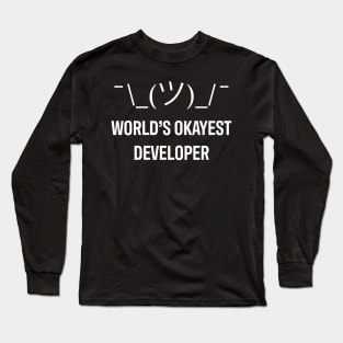 Developer World Okayest Developer Long Sleeve T-Shirt